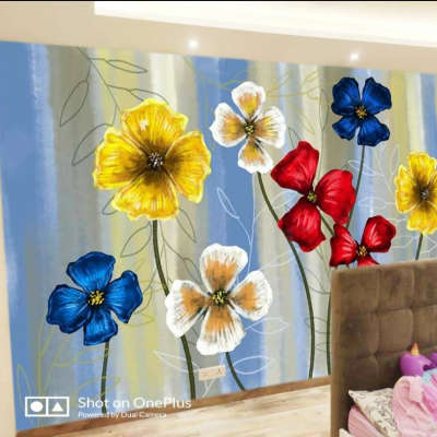 pasted customised wallpaper in PVC hand non woven... For enquiries and orders please contact us...