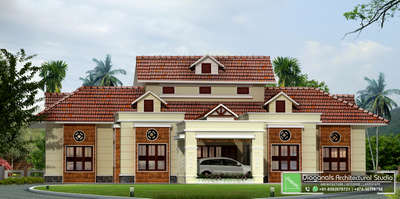 This budget-friendly Kerala-style roof showcases a single sloped design with terracotta tiles. Its simple, efficient structure includes wide eaves for effective rainwater runoff and natural ventilation, blending traditional aesthetics with affordability.

#BudgetFriendlyDesign #KeralaStyleRoof #SingleSlopeRoof #TerracottaTiles #TraditionalArchitecture #CostEffectiveHomes #ventilateddesign
