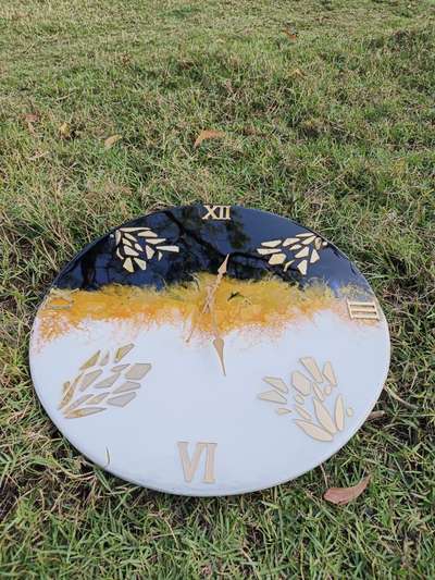 #epoxy wall colck#wall clock