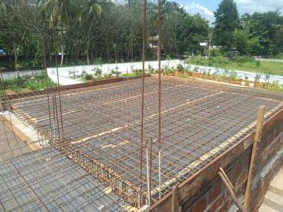 slab reinforcement as per our structural design at Angamali