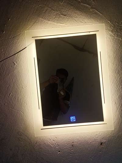 led mirror with sensor