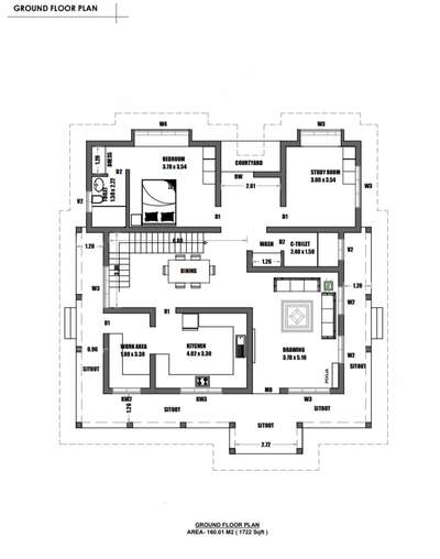 3000sqft East face Double storey vasthu based plan  #doublestorey #EastFacingPlan #3000sqftHouse #vastufloorplan