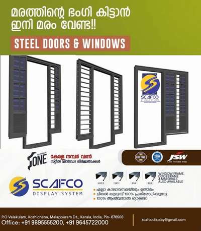 Scafco Steel Door Frame And Window Frames manufacturer 9895555200