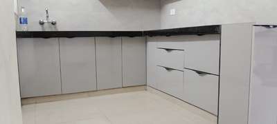 modular kitchen design #
L shape kitchen design