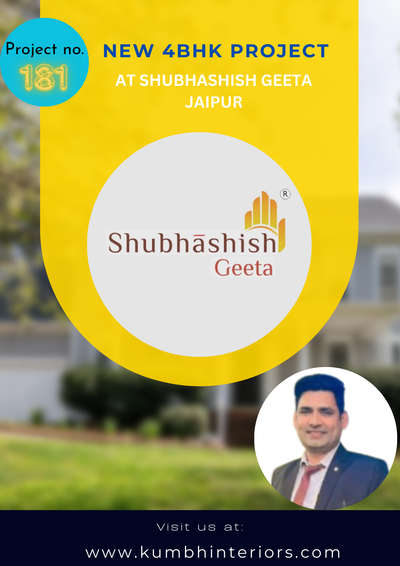 **✨ Exciting News! ✨**  

We are thrilled to announce that we have been entrusted with a **4 BHK apartment interior project at Shubhashish Geeta!**  

Gratitude to **God** for His blessings and a heartfelt **thank you to our valued client** for placing their trust in us. We are committed to transforming this space into a stunning masterpiece that blends elegance, functionality, and comfort.  

Stay tuned for updates as we bring this vision to life! ✨  

#KumbhInteriors #InteriorDesign #4BHKProject #ShubhashishGeeta #Grateful #NewBeginnings #LuxuryInteriors #apartmentinterior 
#mansarovar #vaishalinagar #jagatpura 
www.kumbhinteriors.com