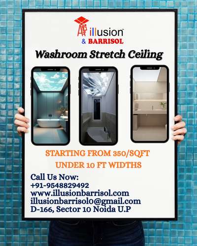 Your washroom doesn’t have to be just functional — it can feel like a little escape. 🚿✨
Imagine looking up and seeing a glowing sky, soft clouds, or a calm light that sets the mood. ☁️💡
That’s what our stretch ceilings do — they turn everyday spaces into something you’ll love.
And yes… it starts at only ₹350/sqft. 💙
📍 Pan India Service | DM us to create yours
#SmartLiving #MoodLighting #HomeThatFeelsLikeYou #InteriorInspo #TunableCeiling #DimmableLighting #DesignYourSpace #ModernHomes
#HomeDecor #StretchCeiling #InteriorDesignIdeas #CreativeInteriors #strechceiling #stretchceilingwallpaper #stretchceilingledlights #interiordesign #illusionbarrisol #PanIndiaServiceAvailable #homedecore #ceilingdesign #luxuryinteriors #transformyourspace