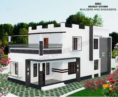 beautiful home design for client@Thalashery #dreamhouse  #beautifulhouse