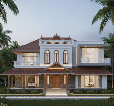 Home elevation design is the art of crafting the perfect face for a house. It's about designing the exterior, from the front walls and windows to the roofline and landscaping, to create a stunning first impression. A great elevation blends aesthetic appeal with functionality, combining modern elements like clean lines and large windows with traditional textures and forms to create a home that is both beautiful and uniquely yours.  
​#homeelevation #exteriordesign #curbappeal #moderndesign #architecturaldesign #housefront #homedesign #keralahome #residentialdesign #elevationdesign
​#interiordesign #3drendering #homedecor #interiorinspo #designvisualization #livingroomdesign #kitchendesign #bedroomdesign #3dinteriors #homedesignideas