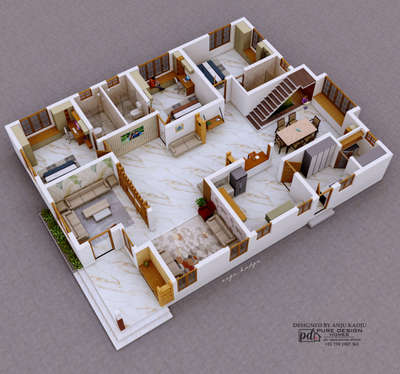 വീട് പണി തുടങ്ങുന്നതിനു മുൻപുതന്നെ 3d floor plan  ചെയ്യേണ്ടത്തിന്റെ ആവശ്യകത 

ഓരോ റൂമായി ഇന്റീരിയർ ചെയ്തെടുക്കാൻ എല്ലാവർക്കും കഴിഞ്ഞെന്നു വരില്ല. അവർക്കുള്ള നല്ല ഒരു option ആണ് 3ഡി Floor പ്ലാൻ. നമ്മുടെ വീടിന്റെ ഓരോ നിലയായി ആണ് ഇതു ചെയ്തെടുക്കുന്നത്. ഓരോ റൂമികളിലെ furniture സ്ഥാനം, ബാക്കി ലഭ്യമാകുന്ന സ്ഥലം എത്രത്തോളം ഉണ്ടാകും, ഇതൊക്കെ ചുവരുകളിൽ ഡിസൈൻ സാധ്യത ഉണ്ടാകും, തുടങ്ങി എല്ലാ കാര്യങ്ങളും ഒറ്റ നോട്ടത്തിൽ മനസിലാക്കാനുള്ള വഴി.
കൂടാതെ ഇത്തരം ഡിസൈനുകൾ വീടിന്റെ electric, plumbing, interior works എന്നിവയ്ക്കുള്ള refference ആയും ഉപയോഗിക്കാൻ കഴിയും.

നിങ്ങളുടെ വീടും ഇത്തരത്തിൽ മനോഹരമായി design ചെയ്യുവാൻ ഞങ്ങളുമായ്‌ ബന്ധപ്പെടാം 👍🏻
Designer: Anju kadju.
+91-7591987363
Pure design homes
Architectural design studio