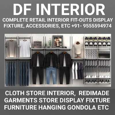 Cloth Store Display Fixtures FIT-OUTS Counter Fixture Wall fiting