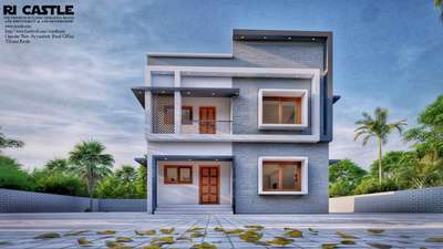 Our new design, 3BHK house #ricastle  #best_architect  #Best_designers  #Best  #frontElevation  #ElevationHome