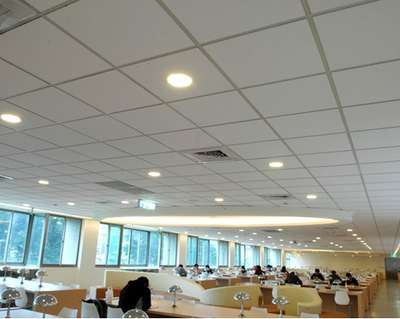 *Fasle ceiling *
2×2 White sheet with aluminium cros