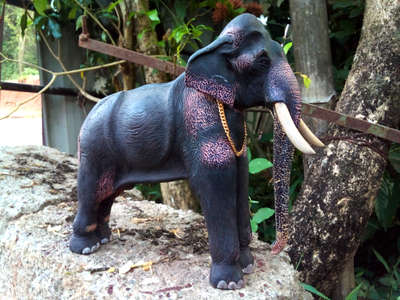#8inch woodern carved elephant 5000 only call 8086243028
 #