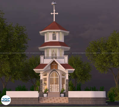 proposed kurishadi at St.johns Baptist church ,Thiruthippally 
JGC Designs
JGC Kuravilangadu 
www.jgcproject.in 
8281434626
 #exterior_Work  #ElevationHome  #church #churchrenovation #3d