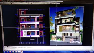 i wil make Front elevation and propar details of your dreem house plz contacts me 📲9557142732 👷👷 #Architectural&Interior