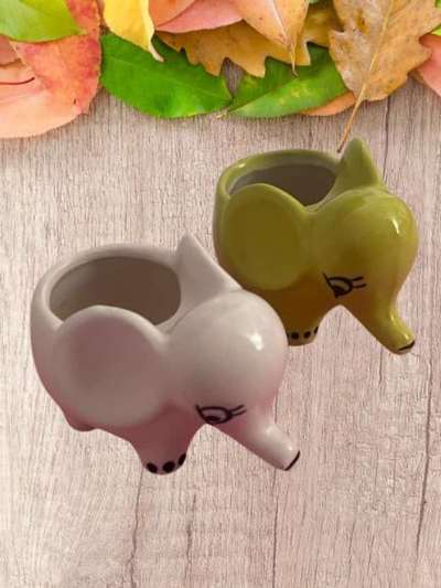 Ceramic Cute Elephant Design Planter Pot Combo(Set of 2)
#homedecor#showpiece#planter#combo#setof2 #decorshopping