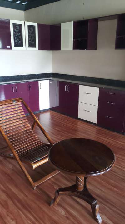 Kitchen area Century ply with  merino laminate sheet finish