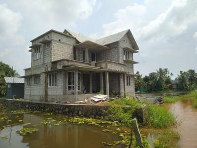 Work Progressing at Kandankary, Kuttanad🏡

#KeralaStyleHouse #keralaarchitectures #Alappuzha #Kottayam #Pathanamthitta #Kerala #kuttanad #kuttanadu #TraditionalHouse #qualityconstruction #quality #woddenwork #changanacherry #house #residentialbuilding #Kollam #kandankary #kandamkary #home #constructionsite #construction #build #buildingmaterials