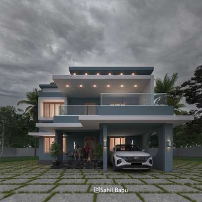 exterior 3d design starts @low price #KeralaStyleHouse  #Kannur  #keralahomeplans