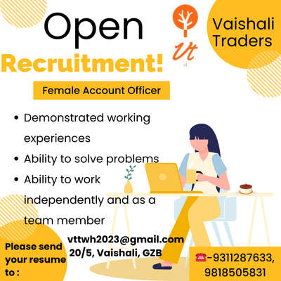 Need a female computer operator
# Accountant