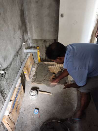 Toilet maintenance work at kakkanadu