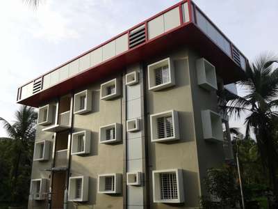 ALUMINIUM COMPOSITE PANEL WORK AT VETTIKKATTIRI NEAR CHERUTHURUTHY