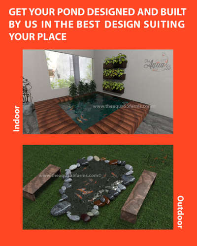 *pond setting *
Filtration or other settings required for each and every pond is unique. So it only possible to give a qoutation for work after visiting client's site or having detailed discussion with it. Cost varies according to the design , fish capacity etc and etc.