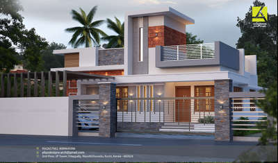Proposed Residential Building For Binshad At Arookutty 
ALIGN DESIGNS 
Architects & Interiors
2nd floor,VF Tower
Edapally,Marottichuvadu
Kochi, Kerala - 682024
Phone: 9562657062
913 Sq. F, 2BHK