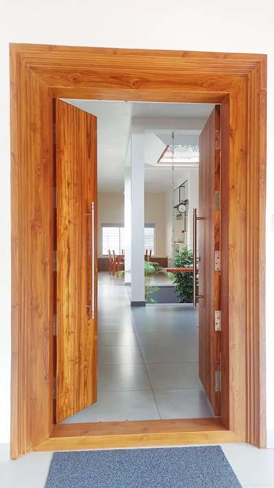 Teak wooden doors 

 #DoubleDoor #TeakWoodDoors #FrontDoor #maindoordesign  #Malappuram #woodendoors