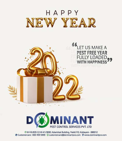 Happy New Year with Lots of Love N Happiness #newyearwishes2022 
#pestcontrol