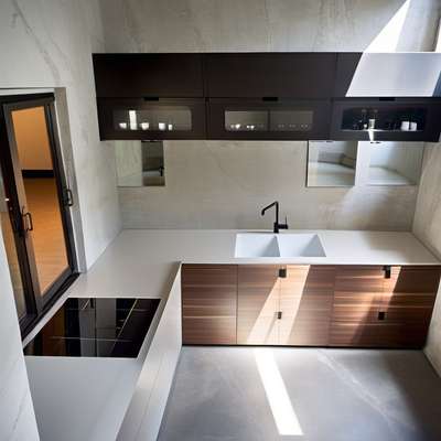 Modular kitchen Design best on aerodynamic