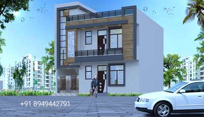 #modernhome #SmallHouse #frontElevation #25frontexterior #new_home +91 8949442791