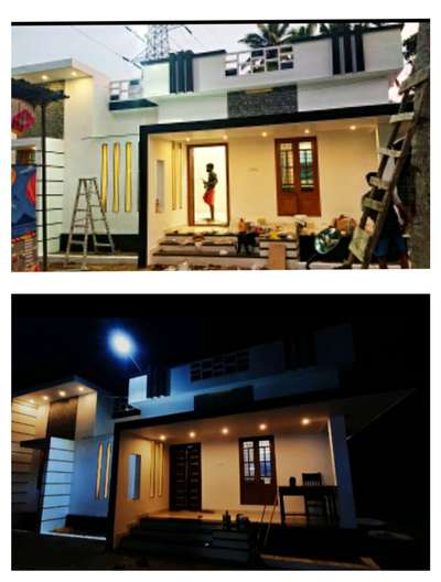 work completed 😍
700sq.ft small budget house @haripad
 #viewsimilar  #SmallHouse  #budget_home