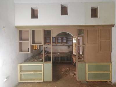 Wooden kitchen cabinet