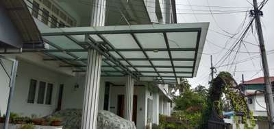 3"x3"tube - 1/2" toughened glass