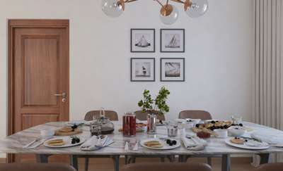 Dinning area #flatinterior #DINING_TABLE #realisticrender #elegantinteriors