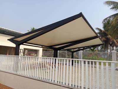 Tensile fabric carporch