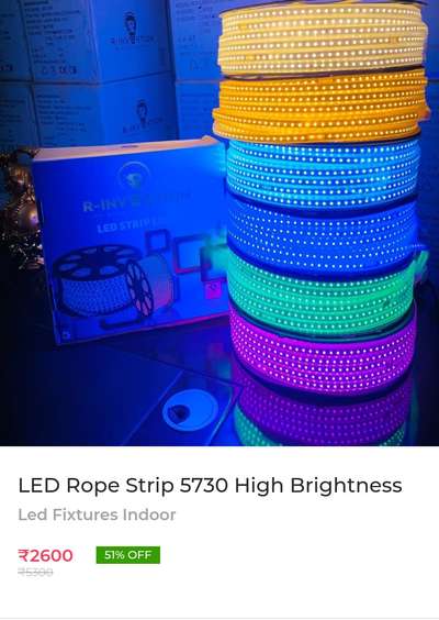 Rope light Strip @ attractive Price  #HomeDecor  #engineers  #_builders  #Architect  #homearchitect