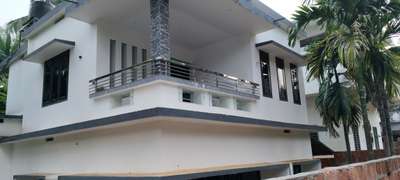 ചാരുപടി with glass      stainless steel   work  #stainless  #charupadi  #SteelStaircase  #steelrailing