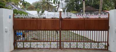 enamel coat
gate change wood grain finish