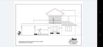 Proposed Renovation and addition of existing house at Feroke #HouseRenovation  #renovatehome  #addition  #renovationideas  #SmallBudgetRenovation