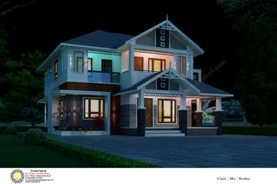 Proposed Residence for Mr Sajin & Roshna
 #3d  #HouseDesigns