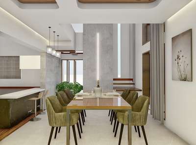 #diningarea #DINING_TABLE #contemporary #calicut #Thrissur #HomeDecor #FalseCeiling #all_kerala #thrissurinsta