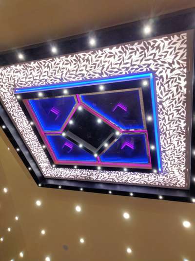 led works on ceiling