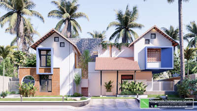 A 5 BHK Kerala home design featuring 3245 square feet, blending both slope and flat roofs, offers a unique architectural appeal. The combination of traditional Kerala aesthetics with modern design elements ensures a spacious and functional living environment. The sloped roof sections provide a traditional touch, while the flat roof areas cater to contemporary preferences, making it a versatile choice for Kerala's diverse climate and landscape.

#KeralaArchitecture #ModernDesign #TraditionalMeetsContemporary #HomeDesignInspo #SlopeRoof #FlatRoof #SpaciousInteriors #FunctionalLiving
