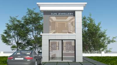 sun jewellery thrissur puthanpalli road #acp_cladding #acp_design #acpwork #toughenedpartition #Toughened_Glass