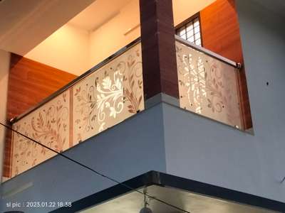 #handrailwork #glass #BalconyIdeas #StainlessSteelBalconyRailing