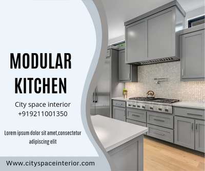 modular kitchen make with City space interior