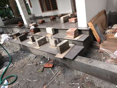 finishing stage #FlooringTiles #walltiles #HouseConstruction #GraniteFloors