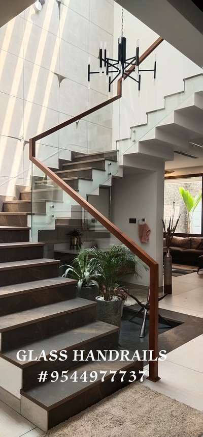 #GlassStaircase HANDRAILS